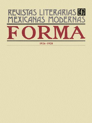 cover image of Forma, 1926-1928
